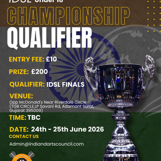 IDSL India Championship Qualifier poster